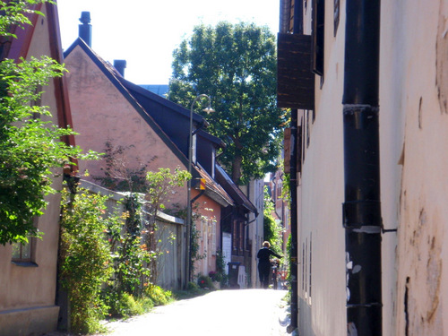 Visby city wall/fortress.